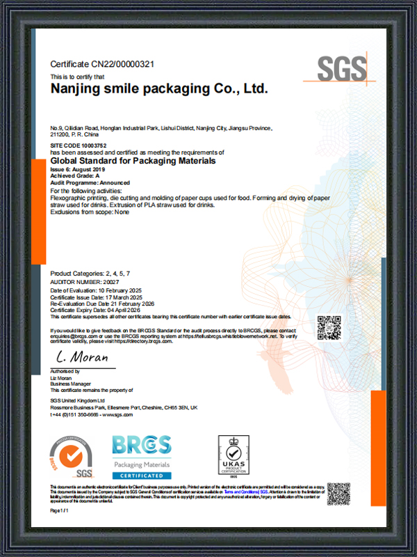 SGS certifikat