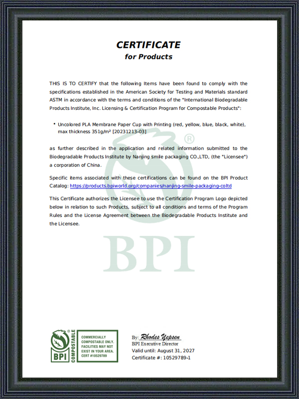 BPI certifikat