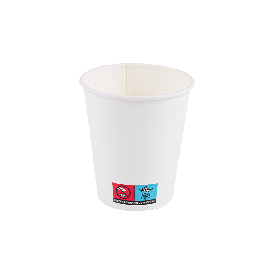 Jednokratna papirnata čaša s jednom stijenkom od 7,5 oz za automatsku prodaju